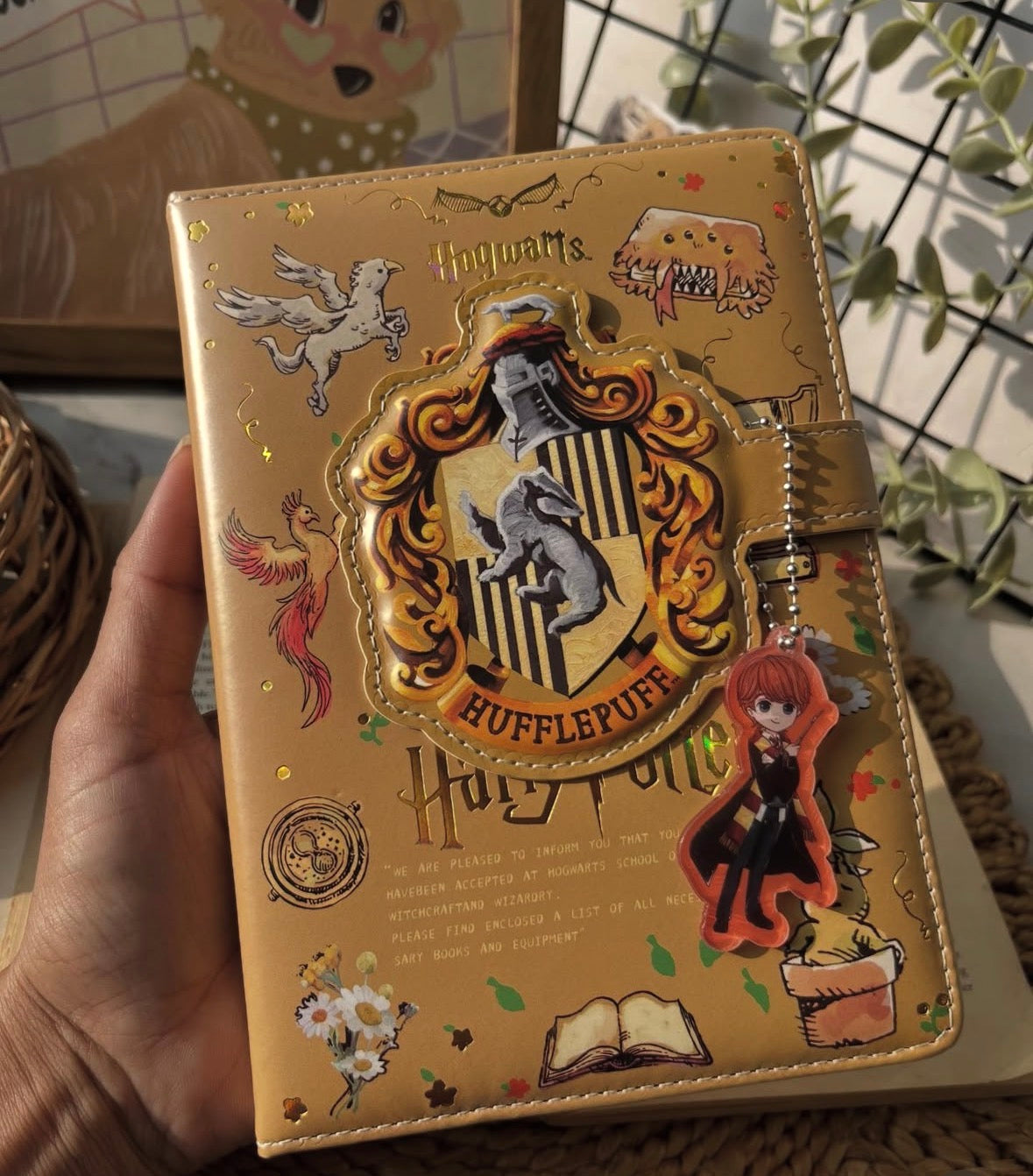 Harry Potter Magnetic Puff Diary