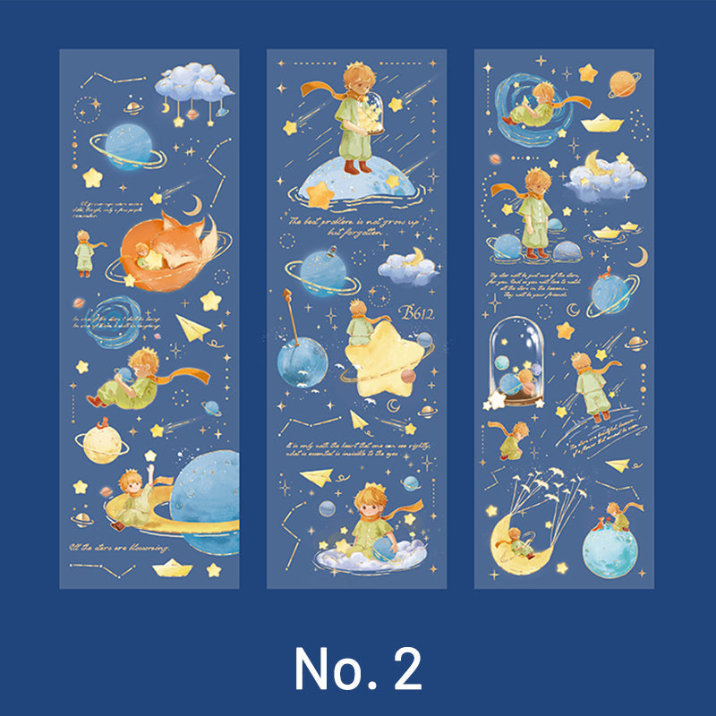 Sky Moon Dreamy Sticker Sheet - 4 Pcs