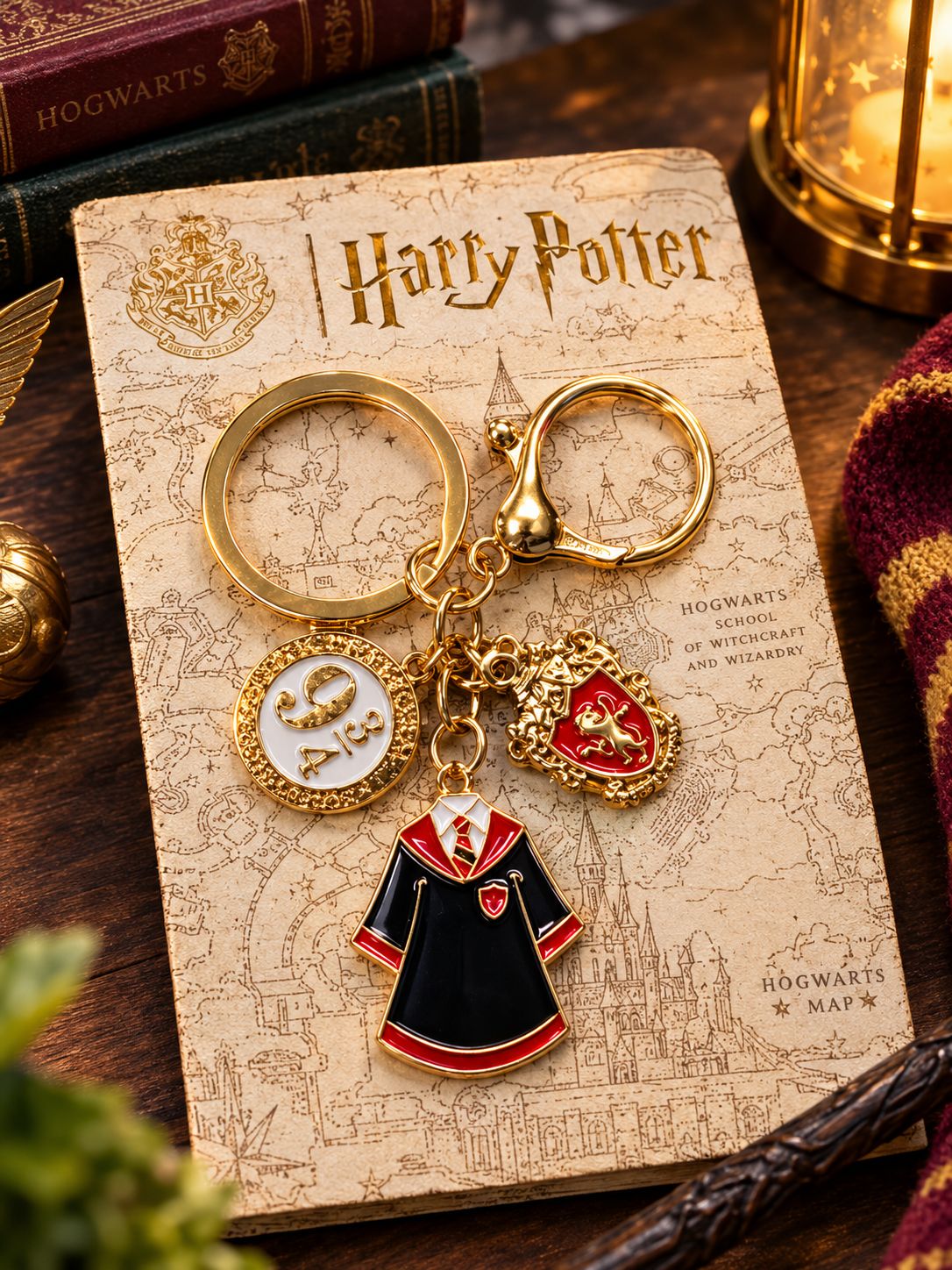 HP magic Red Charm Keychain