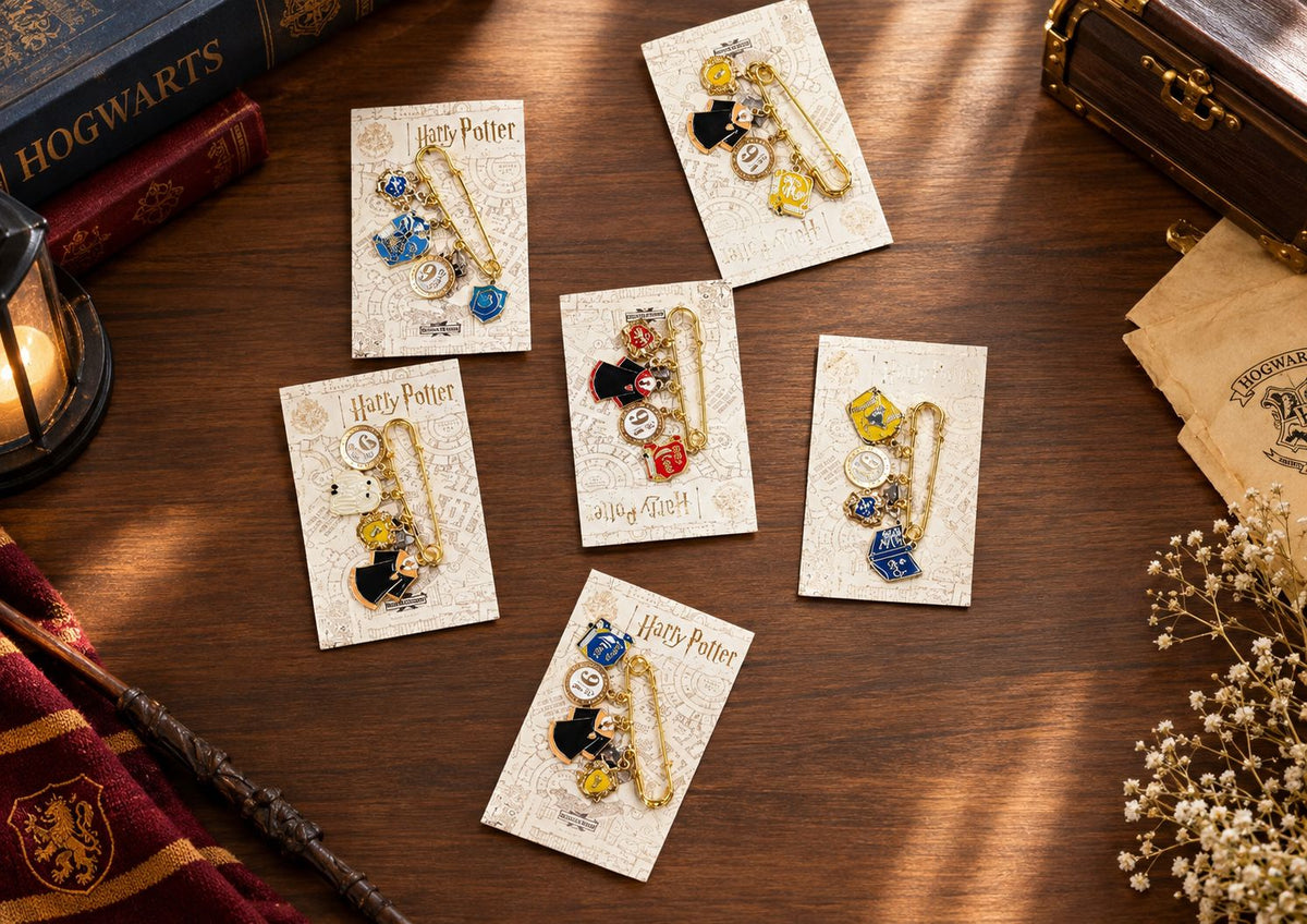 HP magic Enamel Pin Set - 4 Pcs