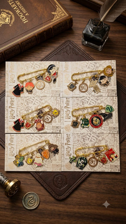 HP magic Enamel Pin Set - 5 Pcs