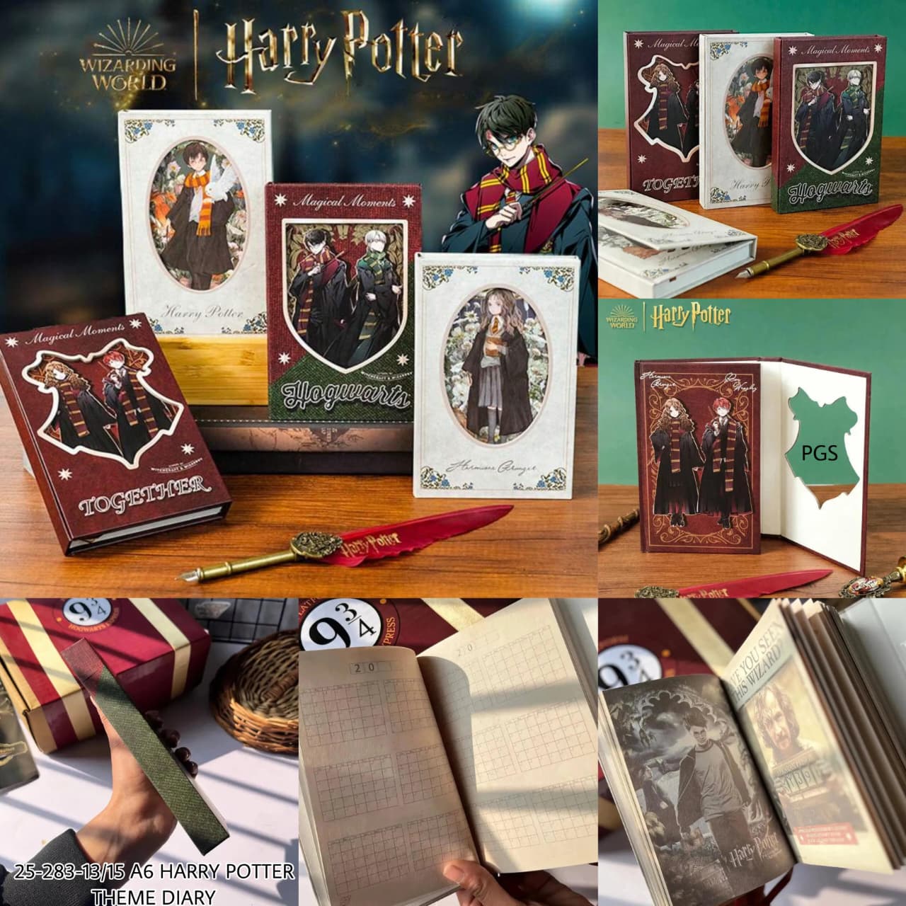 Harry potter theme wizard diary
