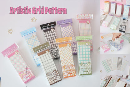 Plaid Checks Sticky Notes