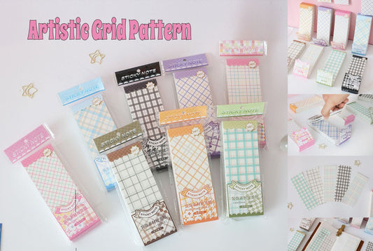 Plaid Checks Sticky Notes