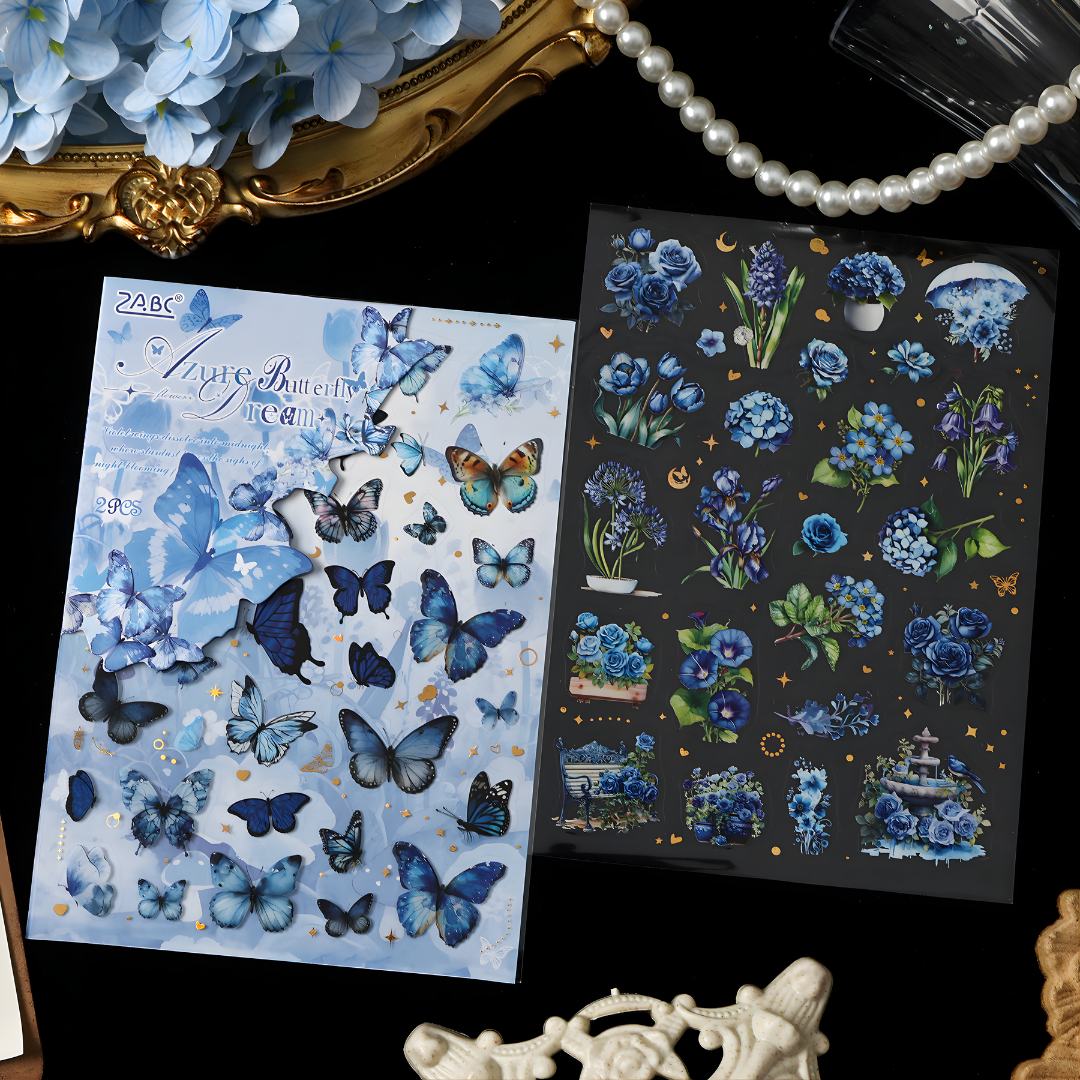 Dream Butterfly Sticker Sheet - 2 Pcs