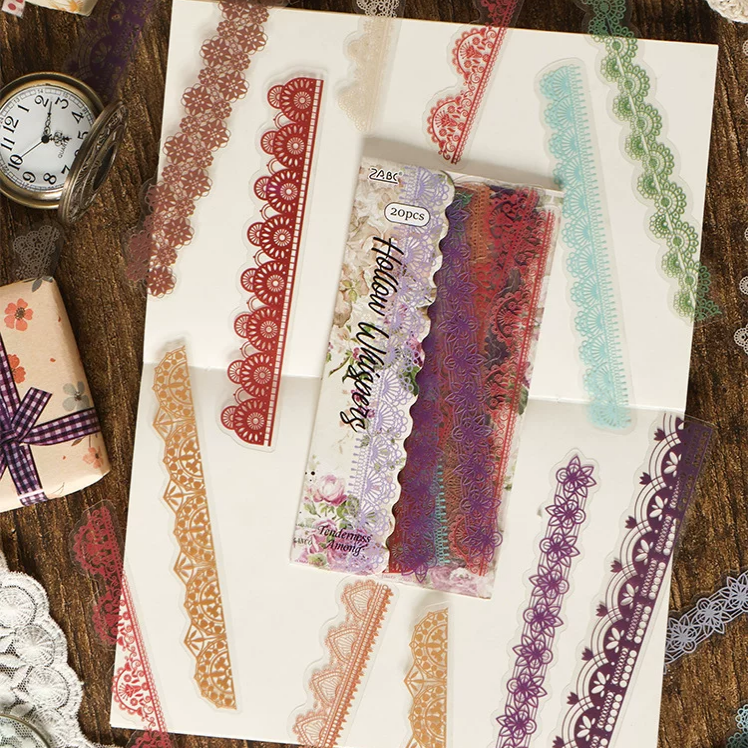 Craft Decorative Lace Sticker - 20 Pcs
