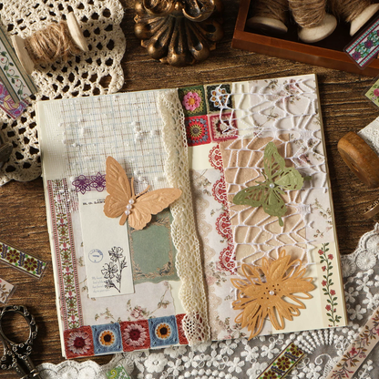 Craft Decorative Lace Sticker - 20 Pcs