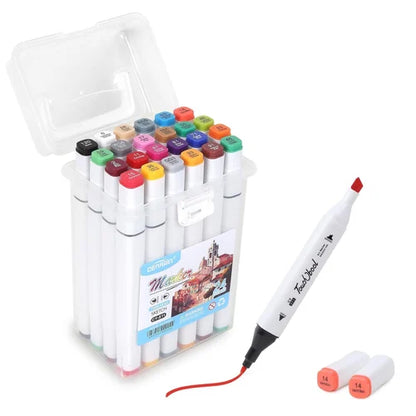 Dual tip colourful marker pen